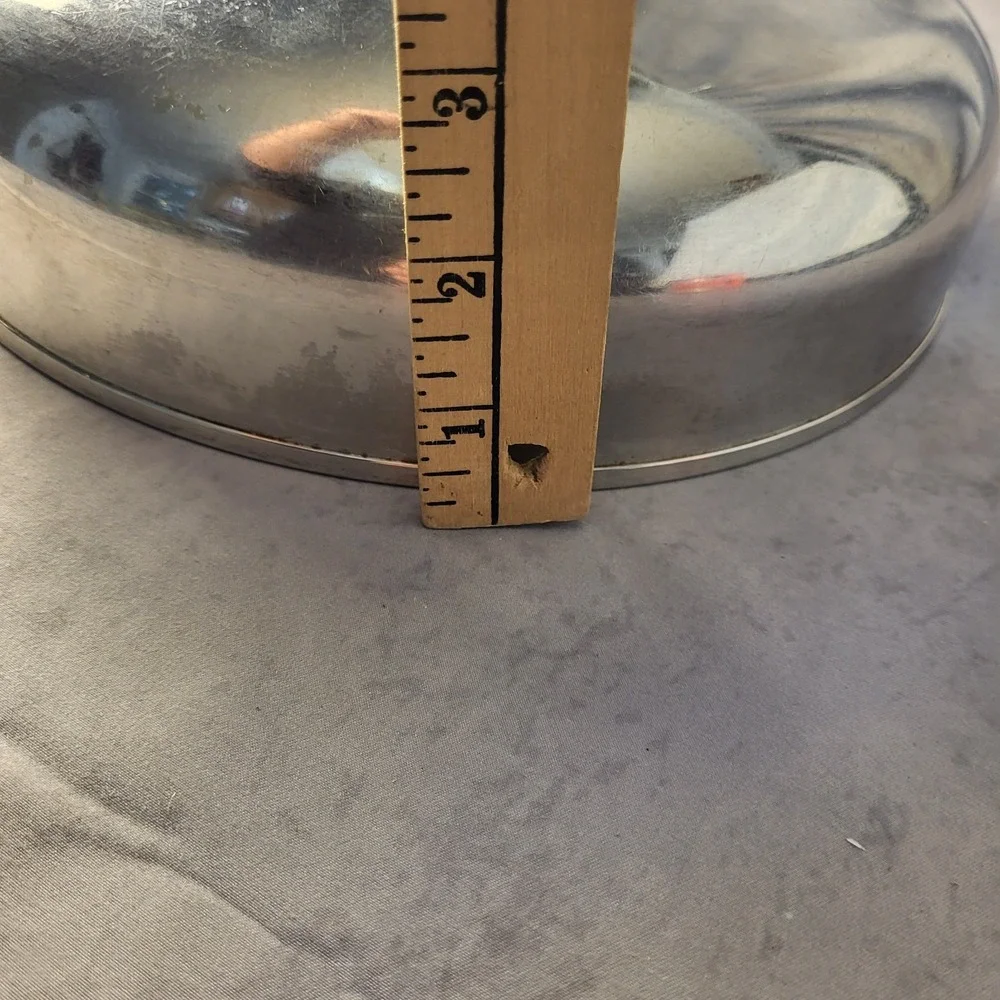 Vintage MCM American Stainless Steel 10